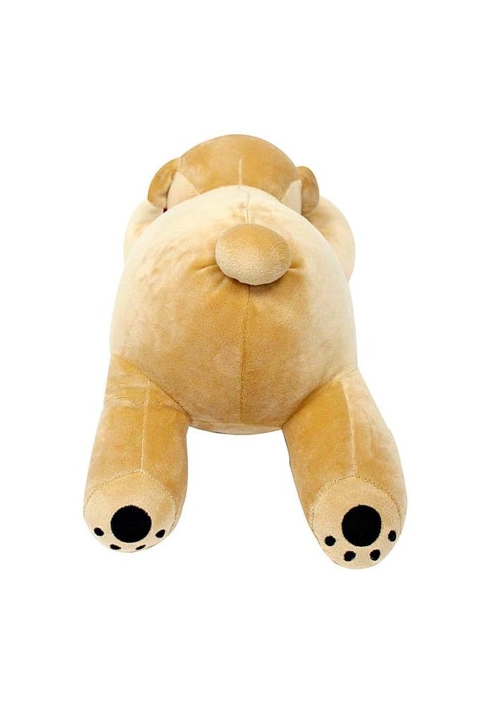 Daiso وسادة عناق DAISO Eng - دب - 17.32 بوصة (44 سم) بني - Image 1